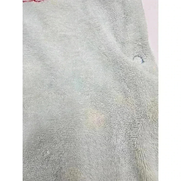 Vtg Baby Girl Blue Lot 0-2 yr One Piece Sleepers & Dress with Checkered Bonnet - Picture 16 of 16